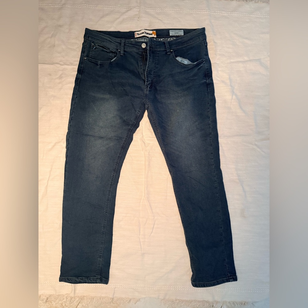 Tailor Vintage Slim Fit Jeans – Size 36x30 – Comfort Stretch Denim